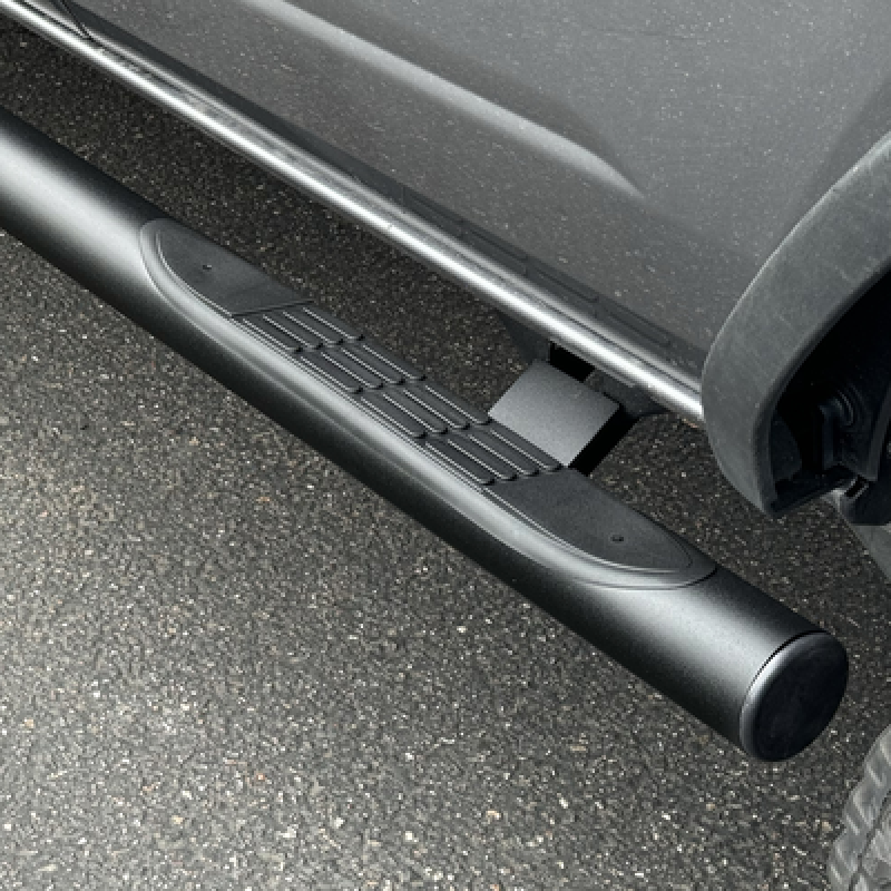 Ford Bronco Side Steps - Go Rhino - 4000 Series - Textured Black - `21-`26